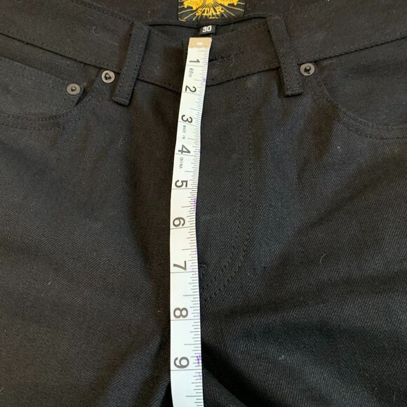 Brave Star Strongman Black on Black Selvage 30X30 NWOT - Picture 4 of 7